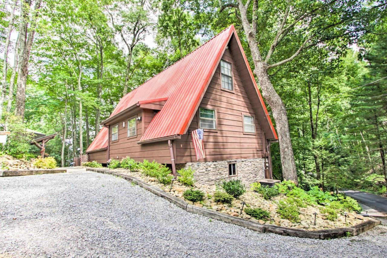 A-Frame Cabin With Hot Tub Less Than 1 Mi To Ober Gatlinburg Villa Dış mekan fotoğraf